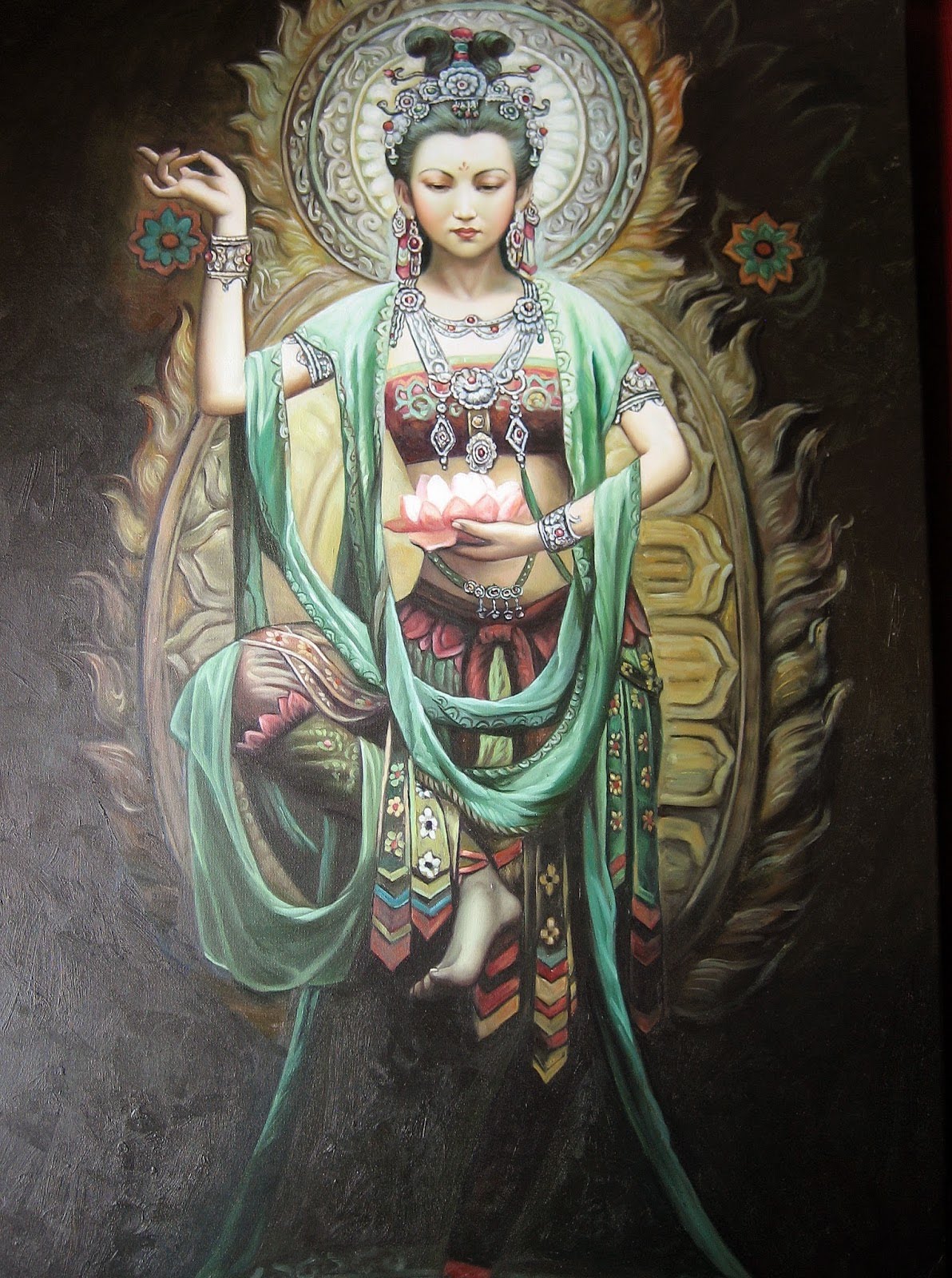 Synthesis Of The Divine Feminine By Lady Quan Yin And Mother Mary Abzu2