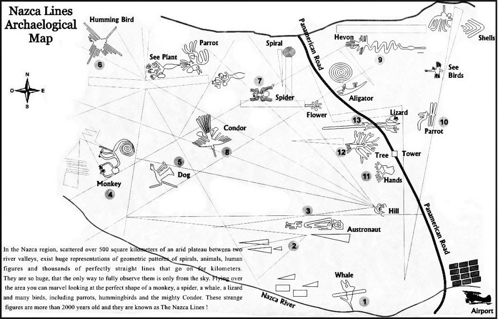 Nazca Lines Arch Map